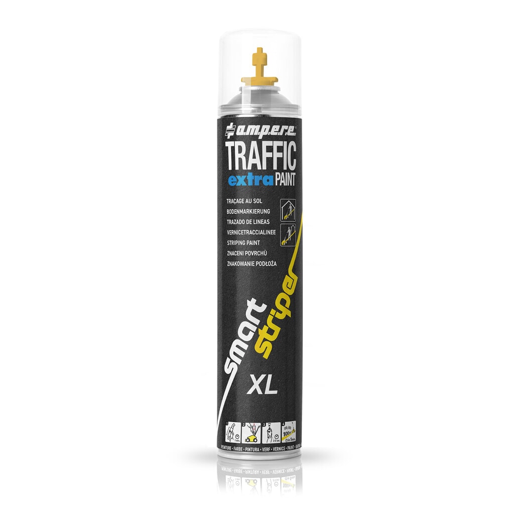 A.M.P.E.R.E. Color de señalización TRAFFIC extra Paint® XL 0,75 l, naranja. Imagen del producto: A.M.P.E.R.E. Color de señalización TRAFFIC extra Paint® XL 0,75 l, naranja.
