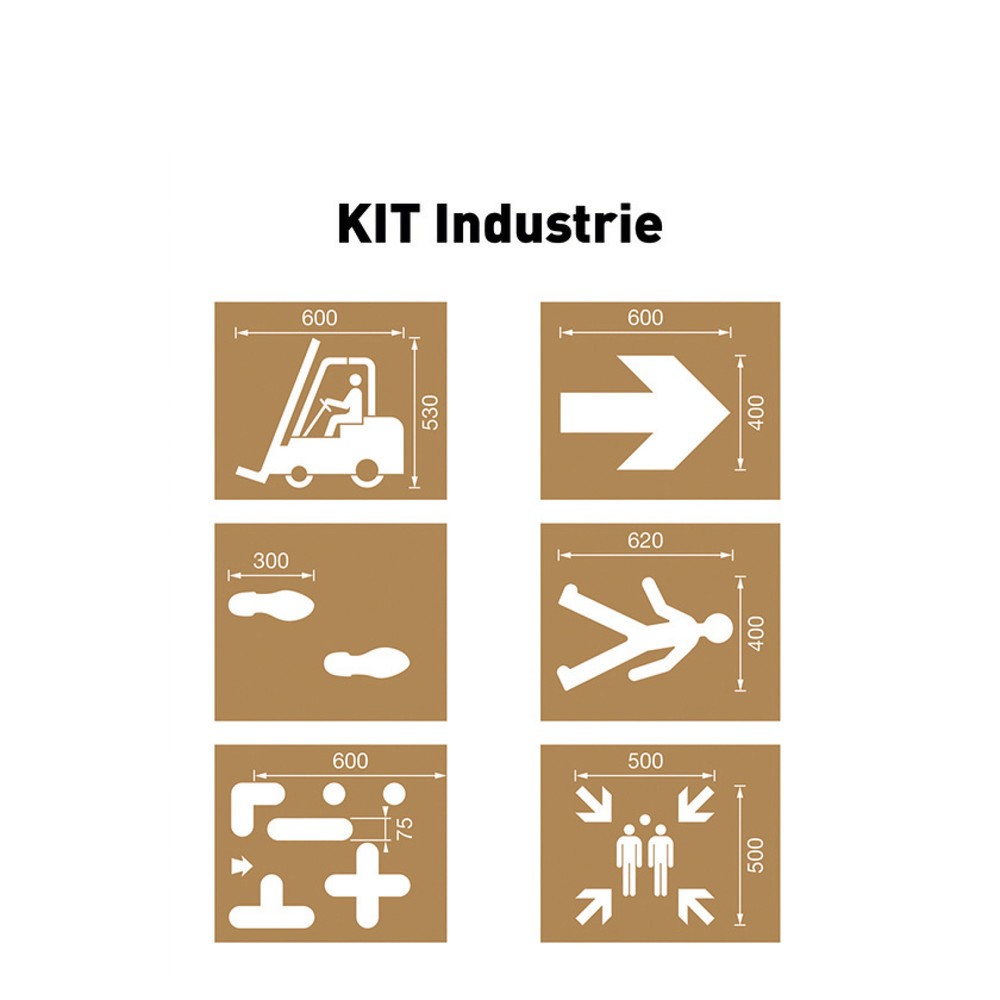 Imagen del producto: A.M.P.E.R.E. Juego de plantillas industriales