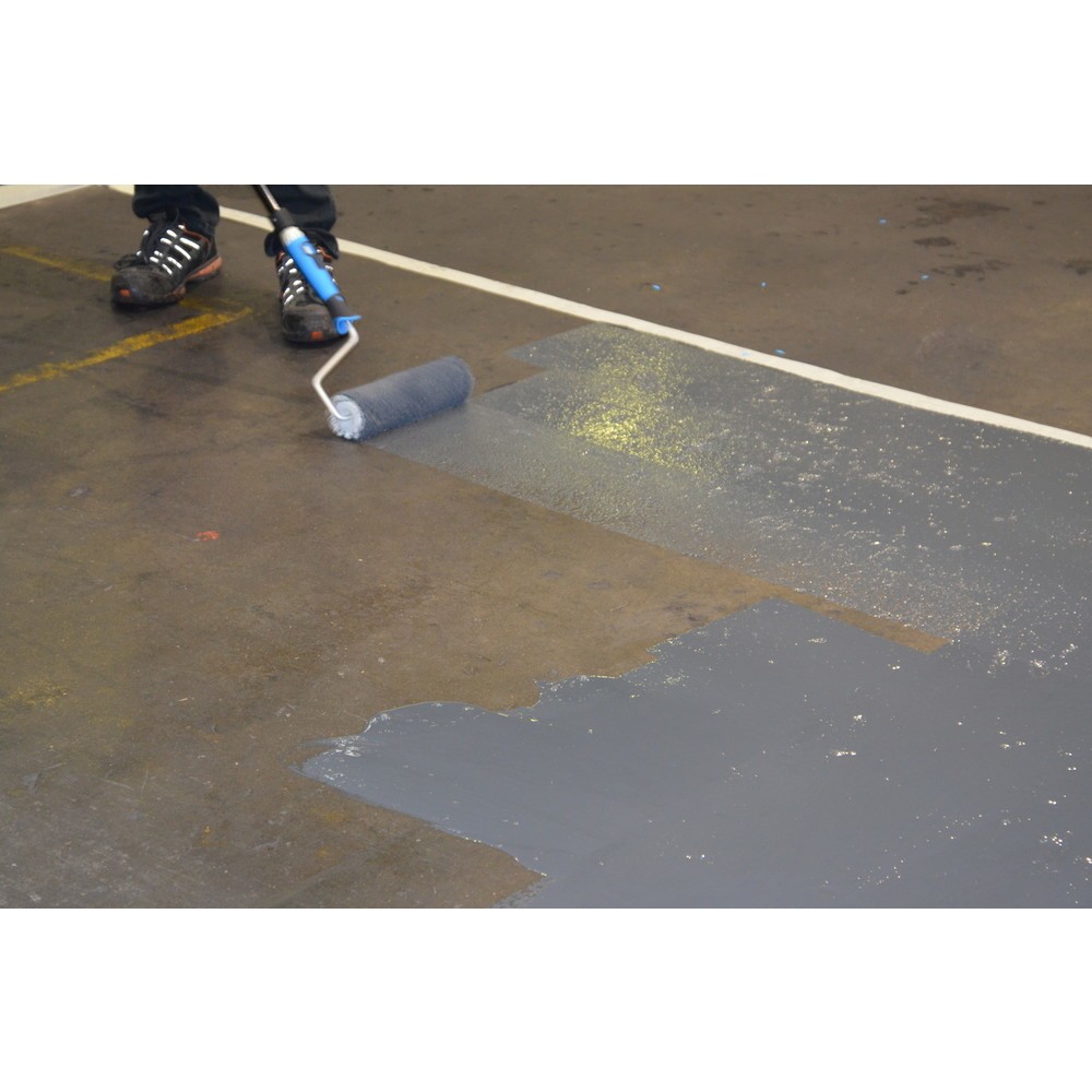 Número de imagen del producto 2: A.M.P.E.R.E. Rotulador de suelo amarillo 5L Traffic Floor Paint