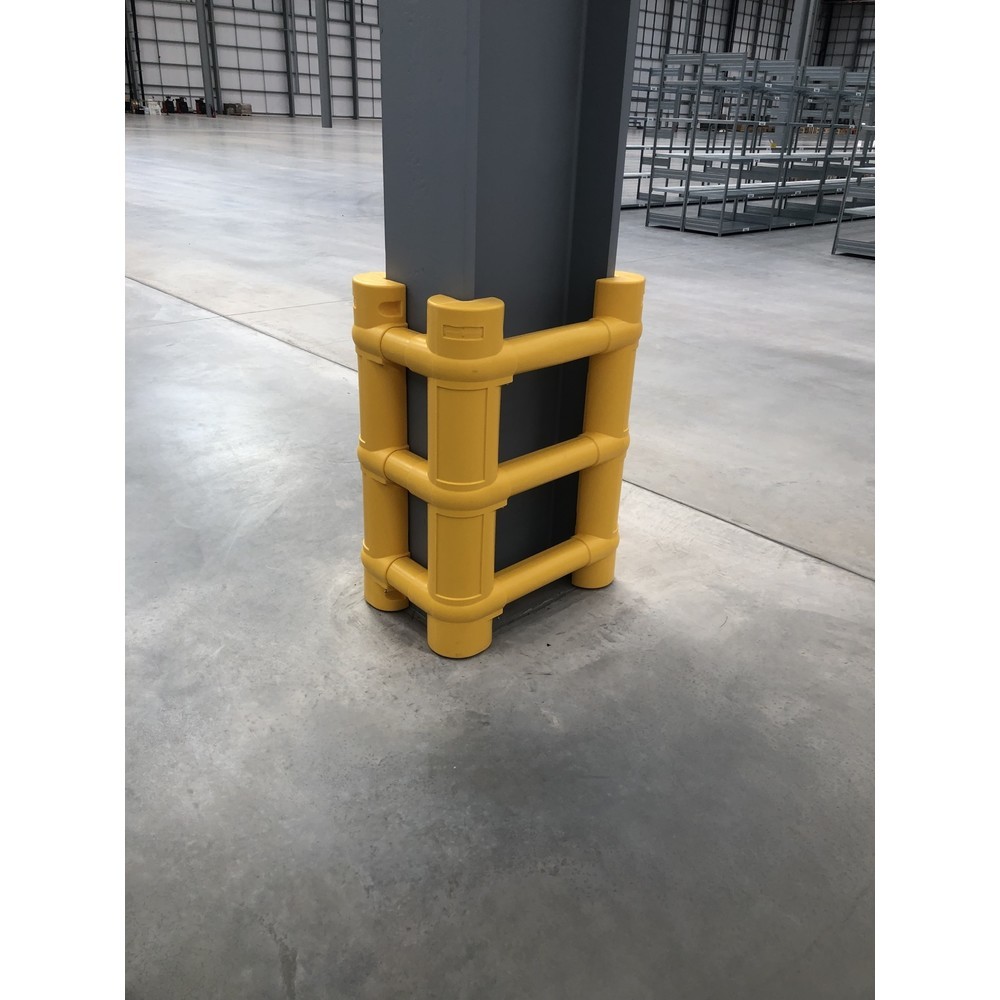 Número de imagen del producto 2: A.M.P.E.R.E. Protección anticolisión para columnas Universal Rack Mammut®, recortable, altura 1.000 mm, para columnas de 200 x 200 mm