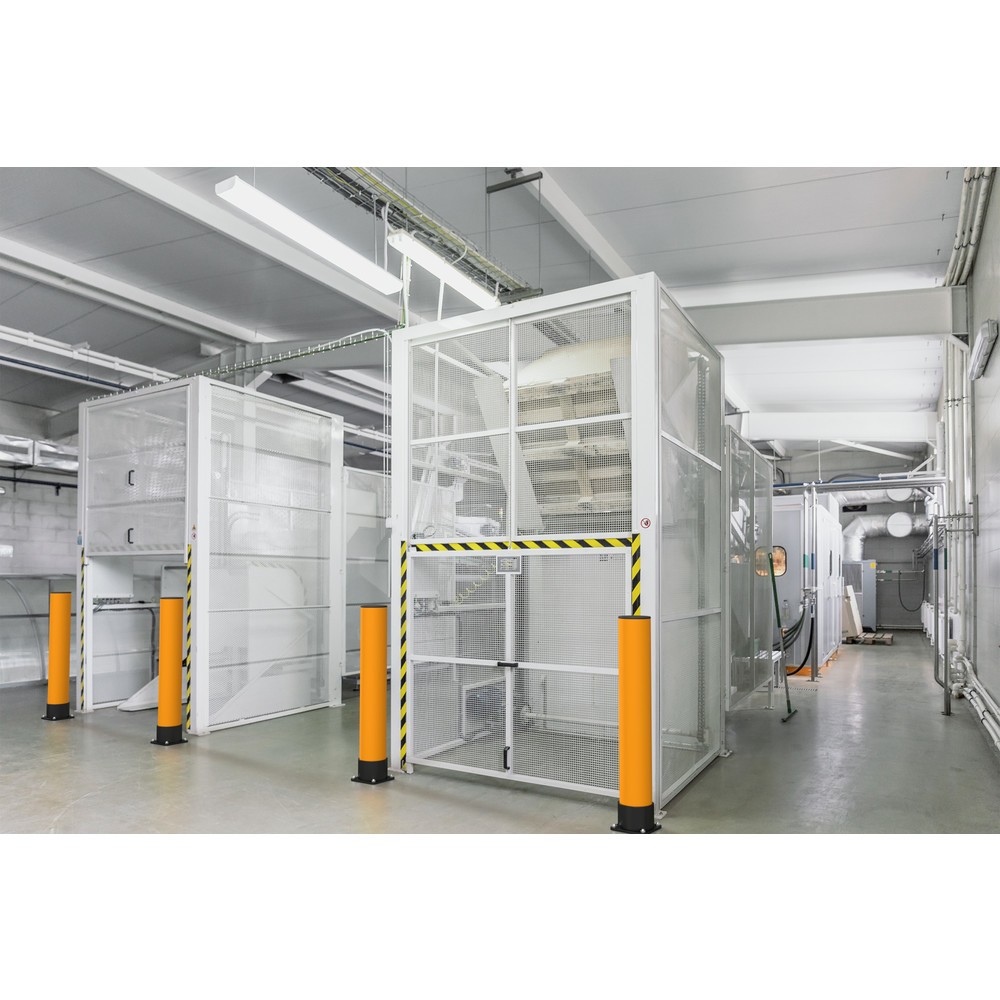 Número de imagen del producto 6: A.M.P.E.R.E. Bolardo de protección antichoques Rack Mammut®, aplicación interior y exterior, altura 600 mm, Ø 140 mm