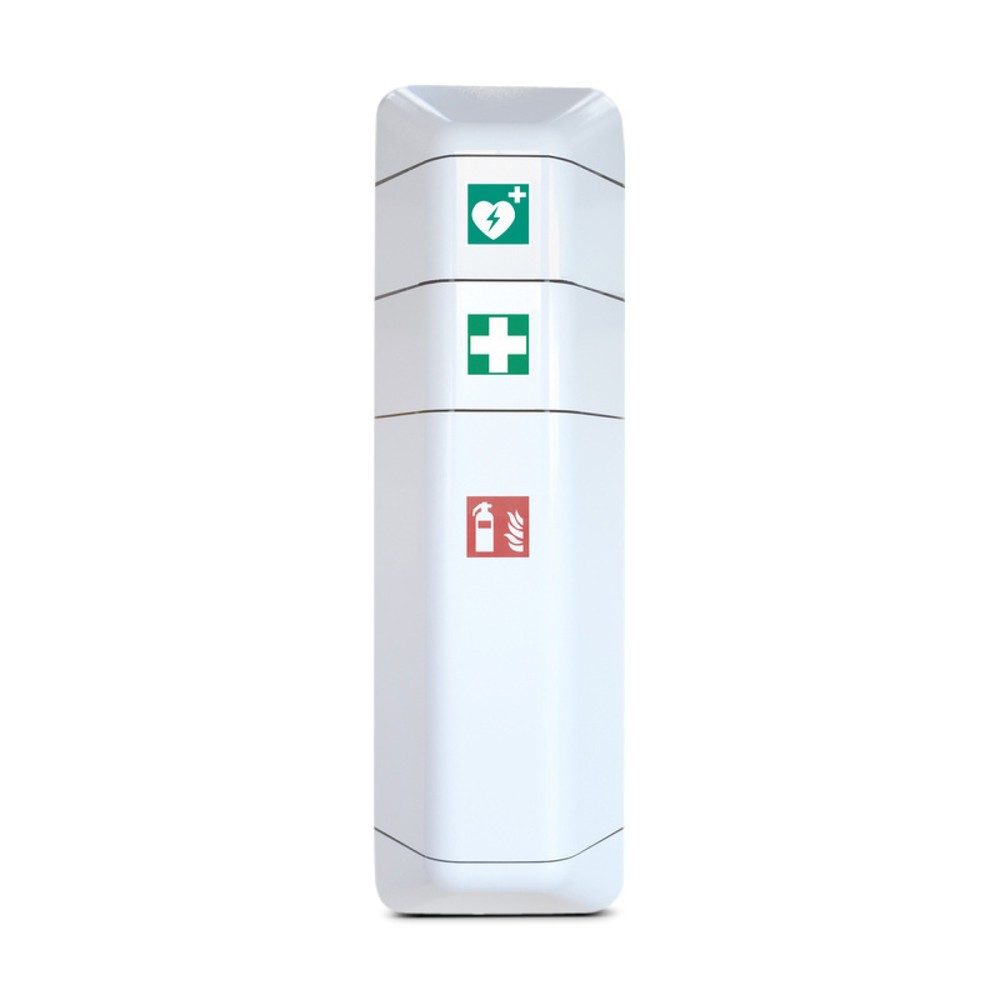 Imagen del producto: Desfibrilador - Armario de almacenamiento para extintores, color blanco