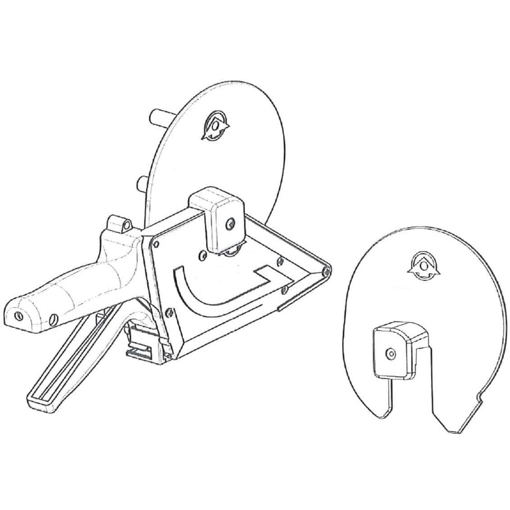 Imagen del producto: Adaptador para núcleo de 3" (76 mm) para dispensador de etiquetas manual TO 30, TO 60, TO 30 APF y TO 60 APF