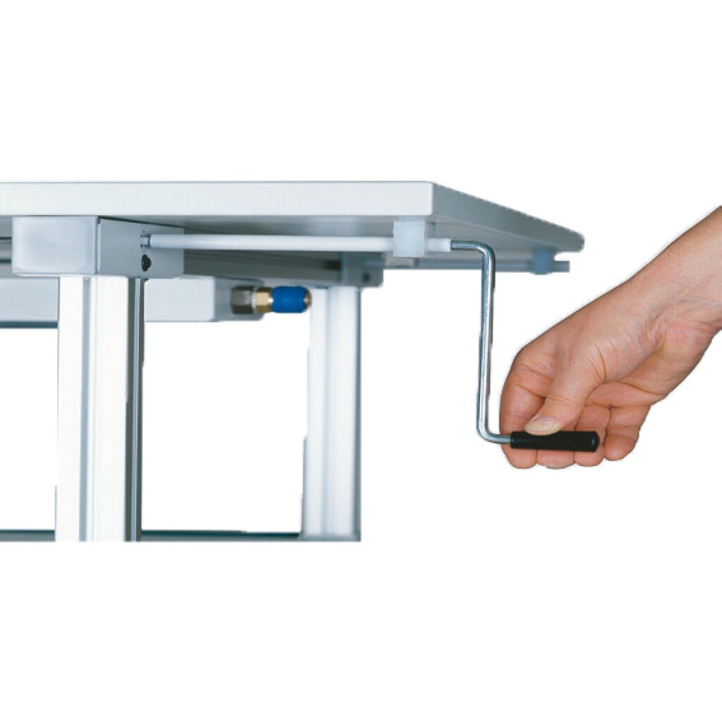 Imagen del producto: Ajuste de altura de la mesa con manivela Bedrunka+Hirth, kit para adaptación