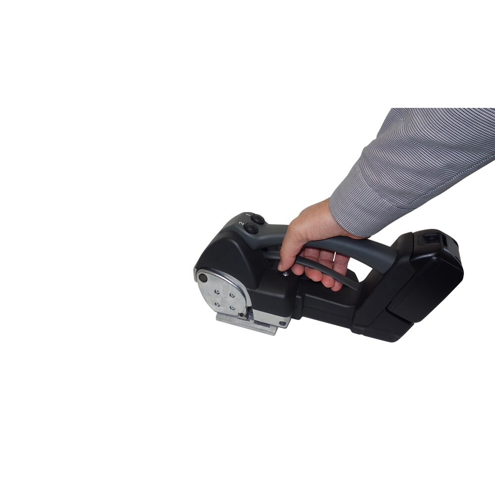 Número de imagen del producto 4: Flejadora con batería recargable BW-03 Plus, totalmente automática, para flejado de PP y PET, anchura de fleje 12-16 mm