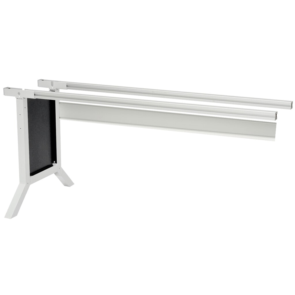 Imagen del producto: Ala de mesa para sistema de puestos de trabajo Bedrunka+Hirth, ajuste de altura eléctrico, negro intenso