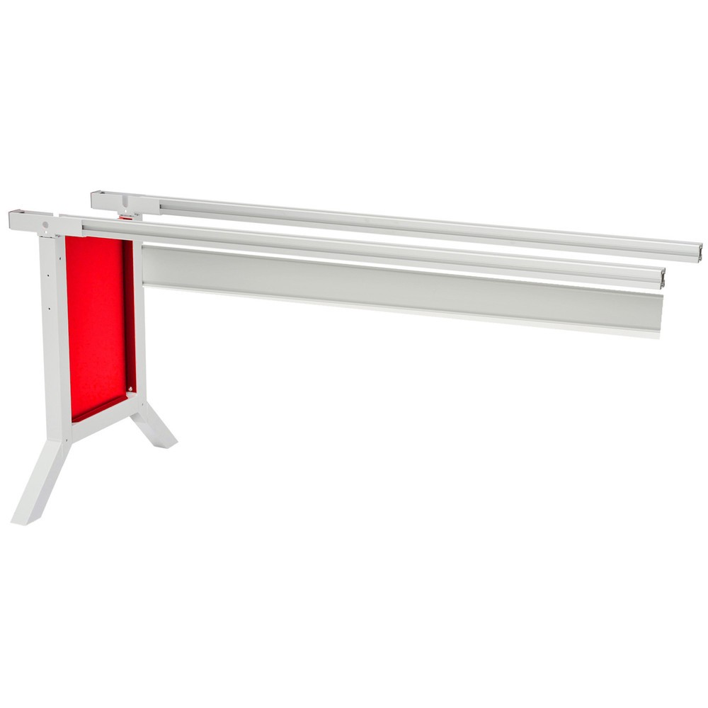 Imagen del producto: Ala de mesa para sistema de puestos de trabajo Bedrunka+Hirth, ajuste de altura eléctrico, rojo tráfico