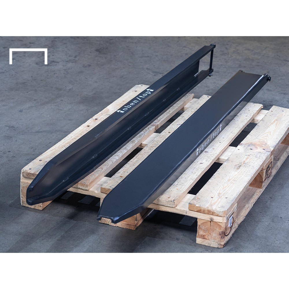 Número de imagen del producto 3: Alargadera de horquilla, versión abierta, longitud 1.600 mm, sección transversal de los brazos de horquilla 80 x 40 mm