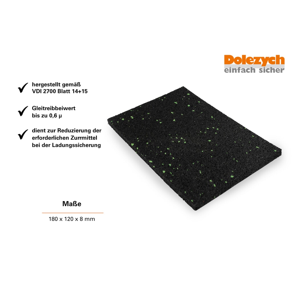 Alfombrilla antideslizante Dolezych DomAt, dimensiones 180 x 120 x 8 mm Número de imagen del producto 2: Alfombrilla antideslizante Dolezych DomAt, dimensiones 180 x 120 x 8 mm