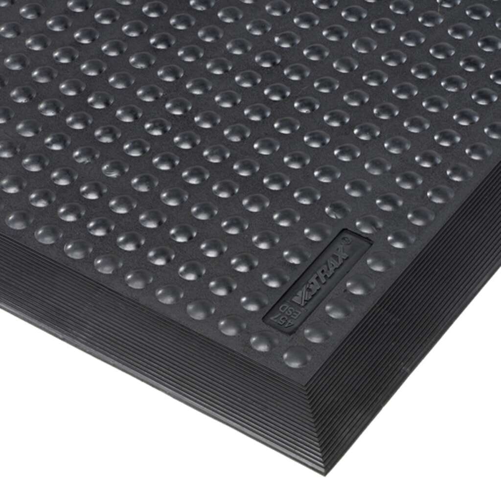 alfombrilla antiestática con hoyuelos, 600 x 900 mm de ancho x 900 mm Imagen del producto: alfombrilla antiestática con hoyuelos, 600 x 900 mm de ancho x 900 mm