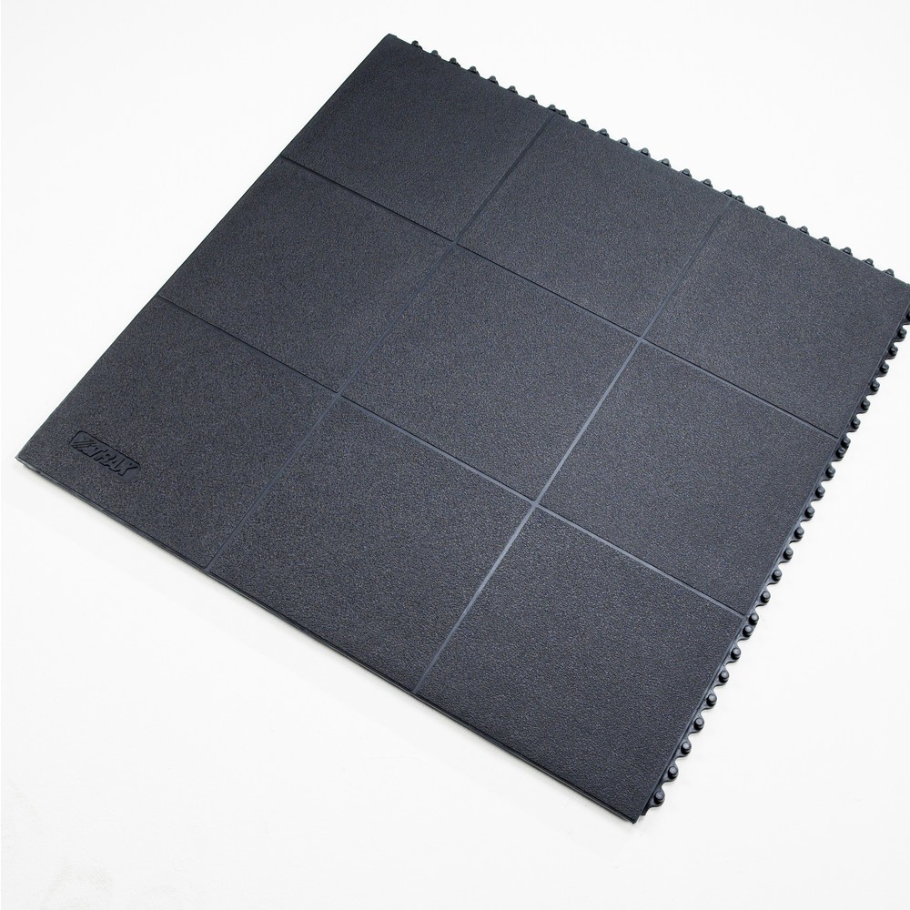 Imagen del producto: Alfombrilla antifatiga NoTrax Cushion Ease Solid™ ESD nitrilo FR, A x F 910 x 910 mm, negra