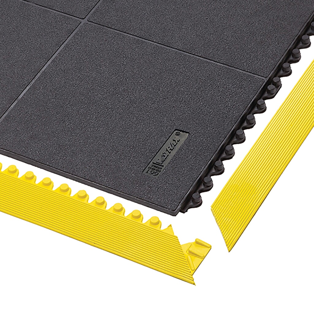 Alfombrilla antifatiga NoTrax Cushion Ease Solid™ nitrilo FR, A x L 910 x 910 mm, negra Imagen del producto: Alfombrilla antifatiga NoTrax Cushion Ease Solid™ nitrilo FR, A x L 910 x 910 mm, negra