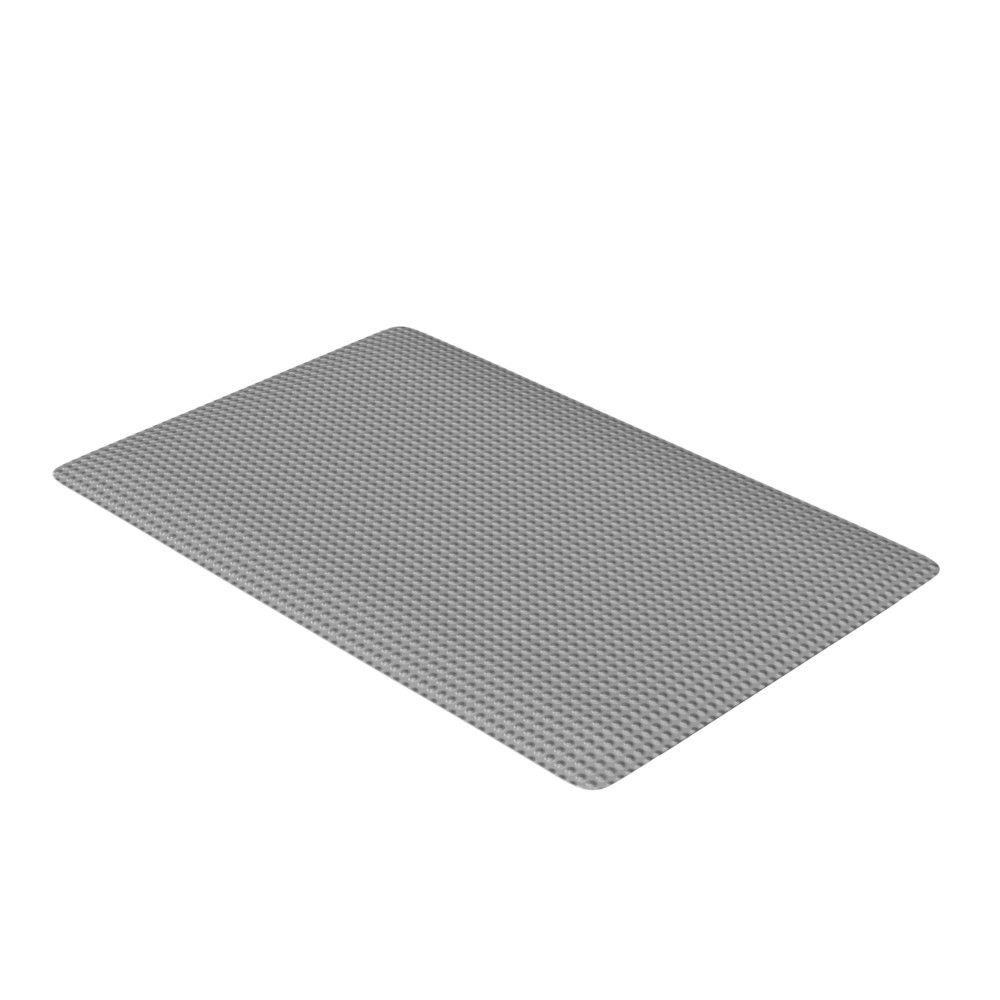Número de imagen del producto 2: Esterilla antifatiga de PVC, reverso de microceldas de vinilo, An x F 600 x 910 mm, gris