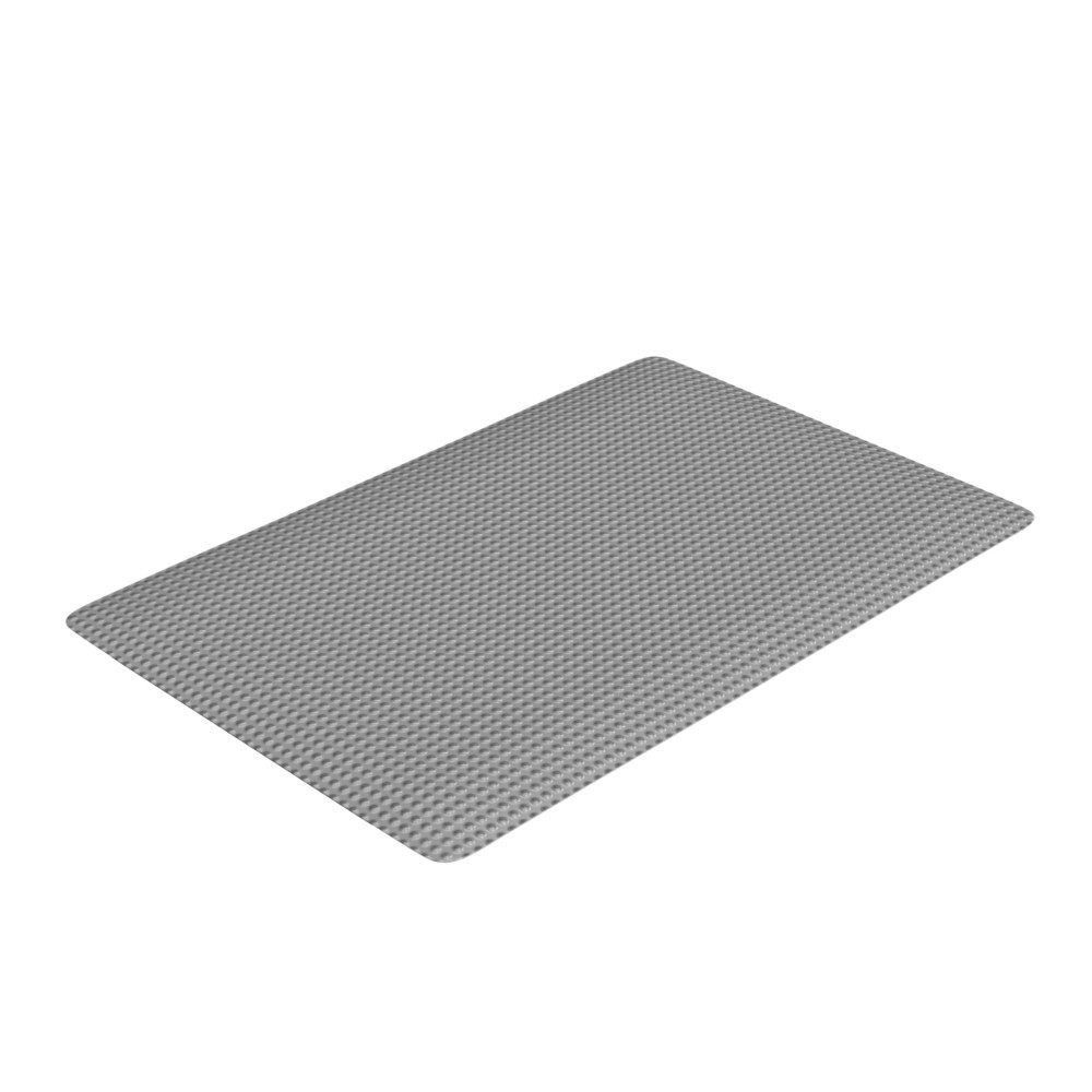 Número de imagen del producto 3: Esterilla antifatiga de PVC, reverso de microceldas de vinilo, An x F 600 x 910 mm, gris