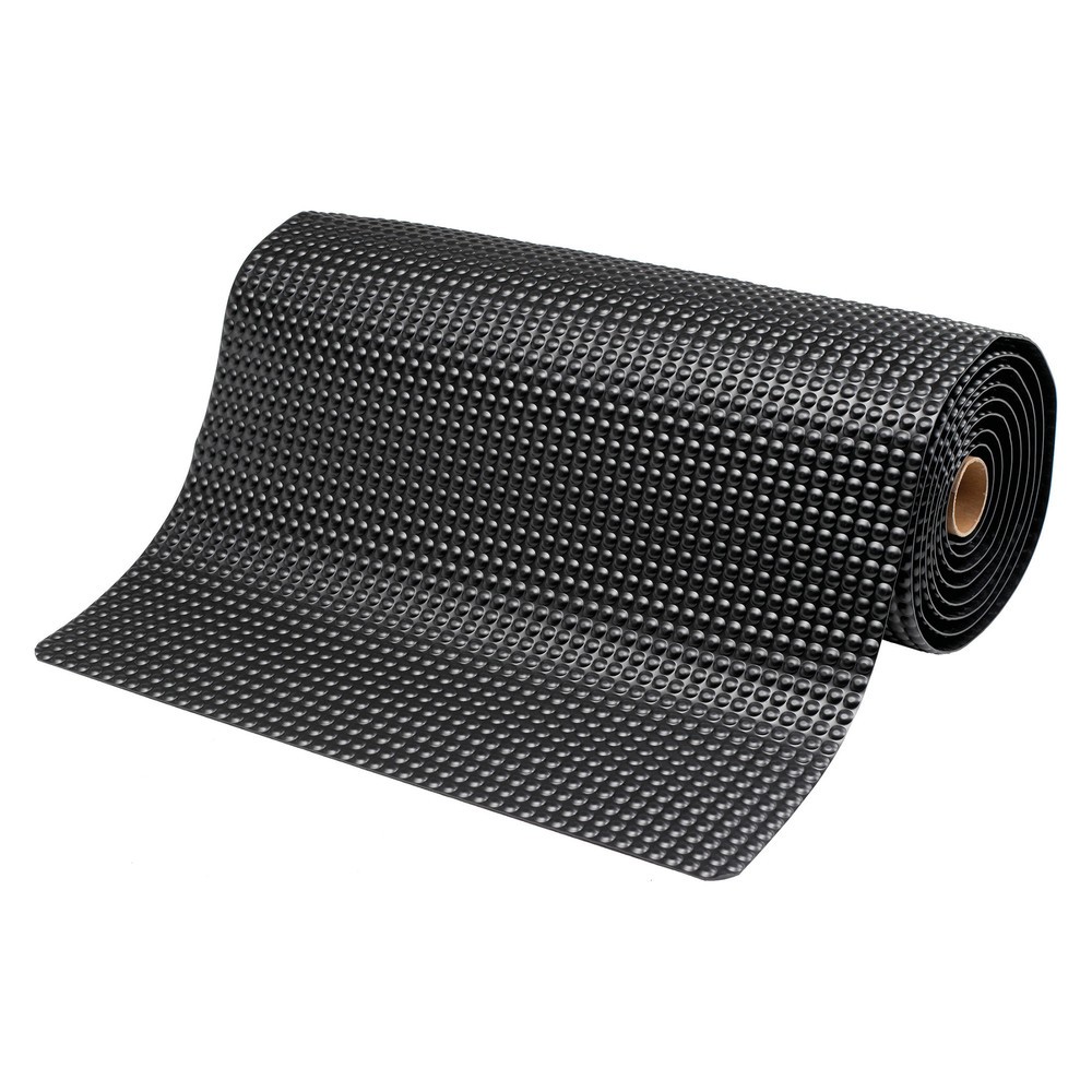 Número de imagen del producto 3: Esterilla antifatiga de PVC, reverso de microceldas de vinilo, An x F 600 x 910 mm, negra