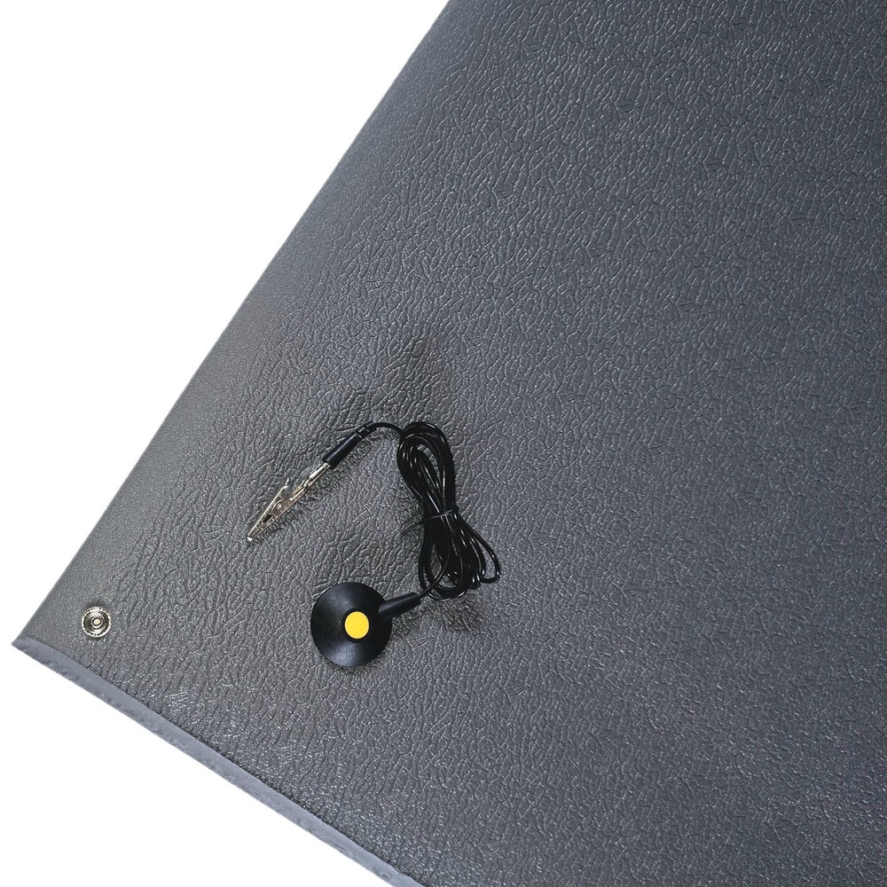 Imagen del producto: Alfombrilla antifatiga ErgoSoft Strong de Steinbock®, texturizada, 1 capa, A x L 600 x 1000 mm, antracita
