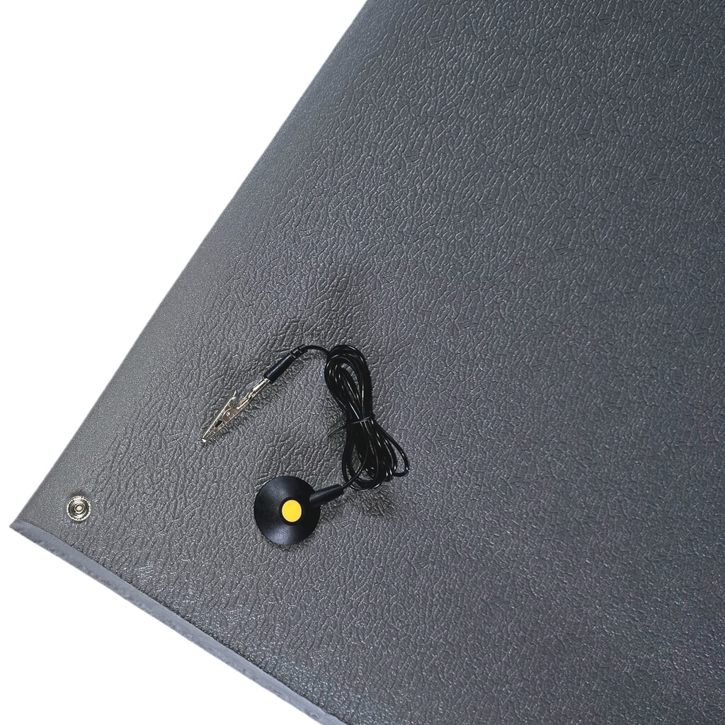 Imagen del producto: Alfombrilla antifatiga ErgoSoft Strong de Steinbock®, texturizada, 1 capa, A x L 600 x 1000 mm, antracita