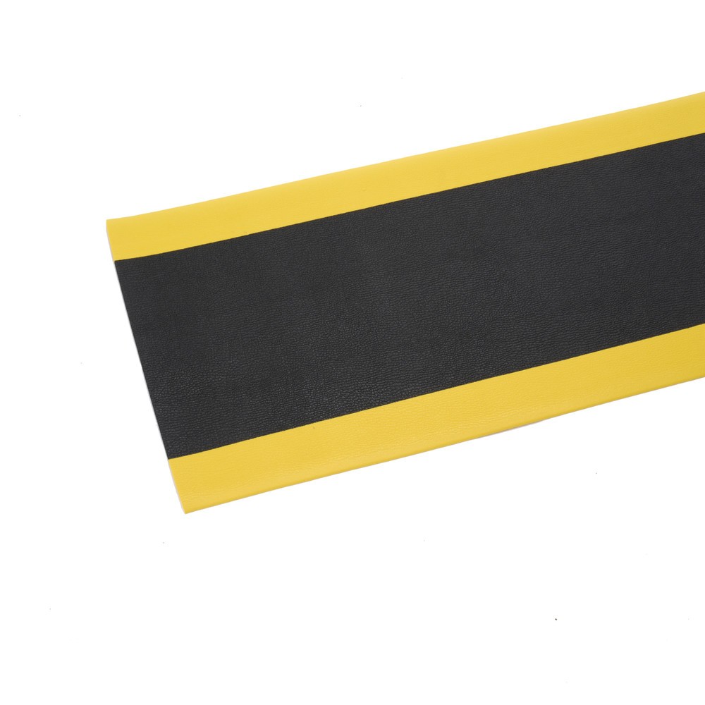 Número de imagen del producto 6: Alfombrilla antifatiga ErgoSoft Classic de HEMMDAL, texturizada, 1 capa, L x A 600 x 1.200 mm, negra/amarilla