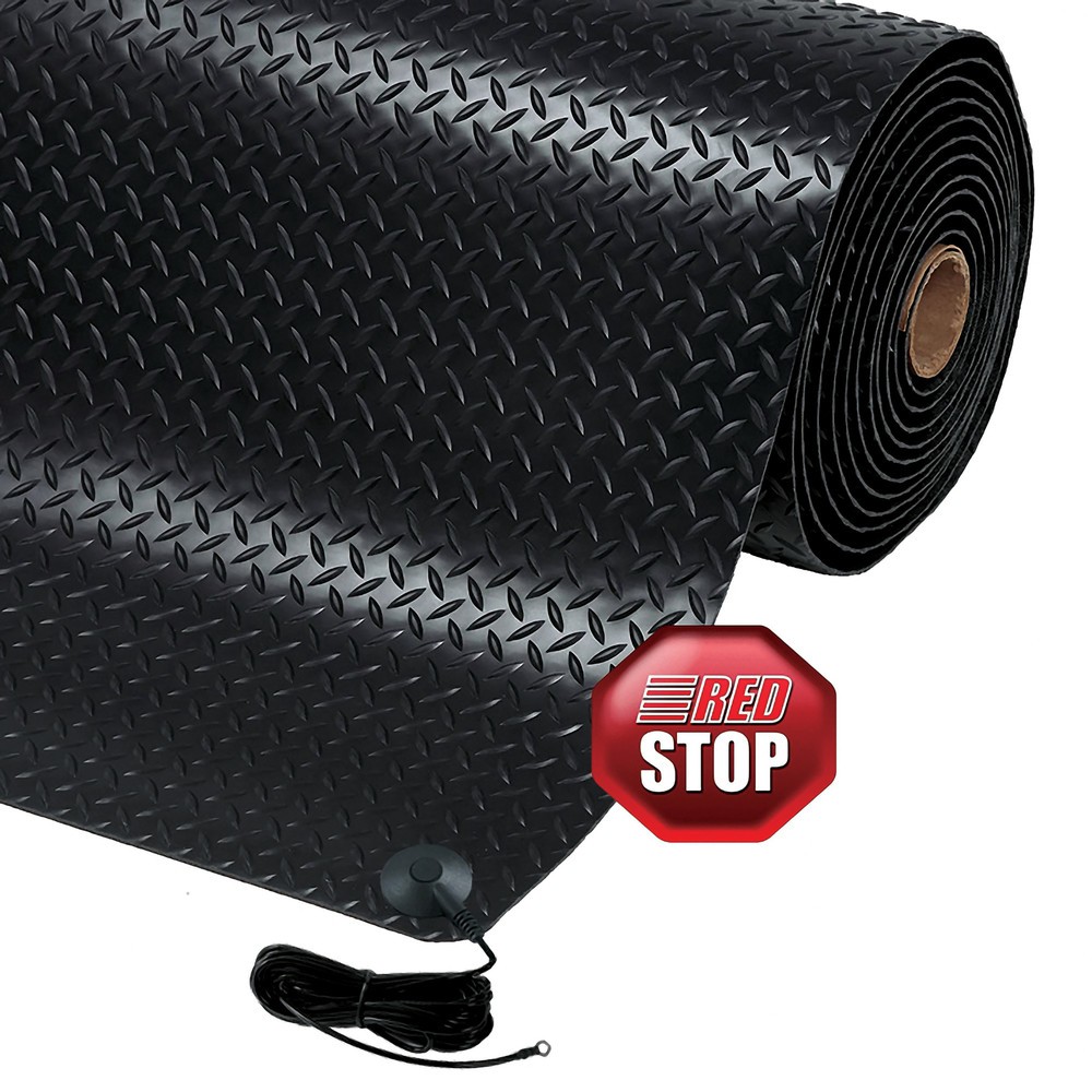 Número de imagen del producto 3: Alfombrilla antifatiga NoTrax Diamond Stat™, A x F m lineal x 910 mm, negro