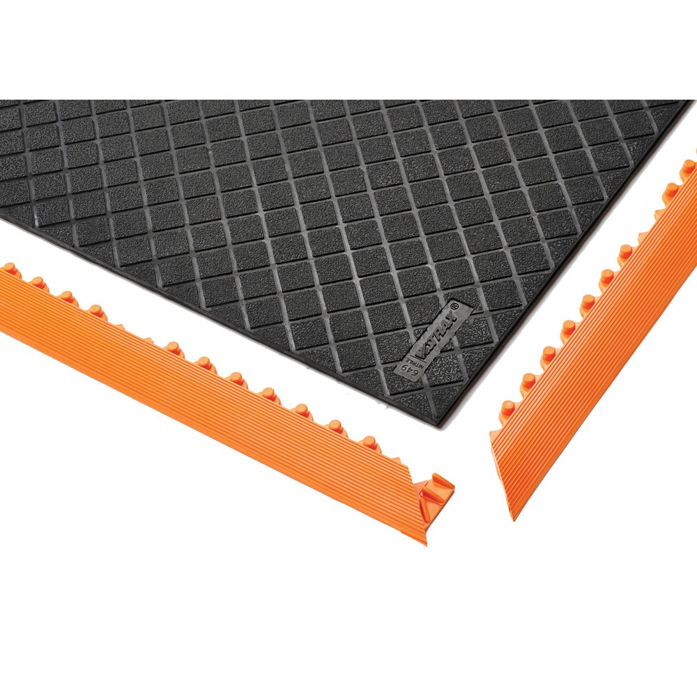 Número de imagen del producto 4: Alfombrilla antifatiga NoTrax Safety Stance Solid™, A x F 660 x 1.020 mm, negra/nnaranja