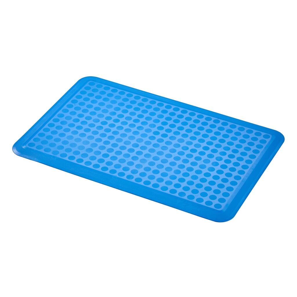 Número de imagen del producto 1: Alfombrilla antifatiga NoTrax Sani-Flex™, An x L 460 x 610 mm, azul