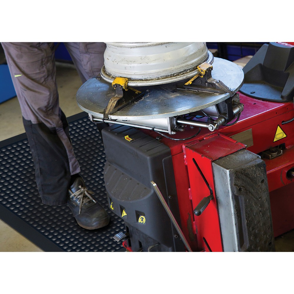 Número de imagen del producto 4: Alfombrilla antifatiga NoTrax Skystep™ nitrilo, A x F 600 x 900 mm, negro