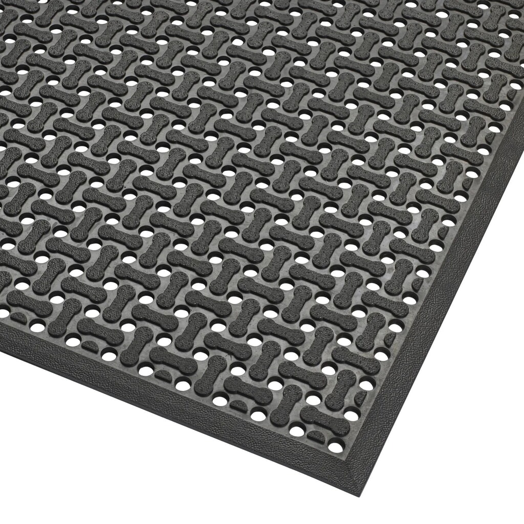 Imagen del producto: Alfombrilla antifatiga NoTrax Superflow® XT nitrilo, 600 x 900 mm (ancho x largo), negra
