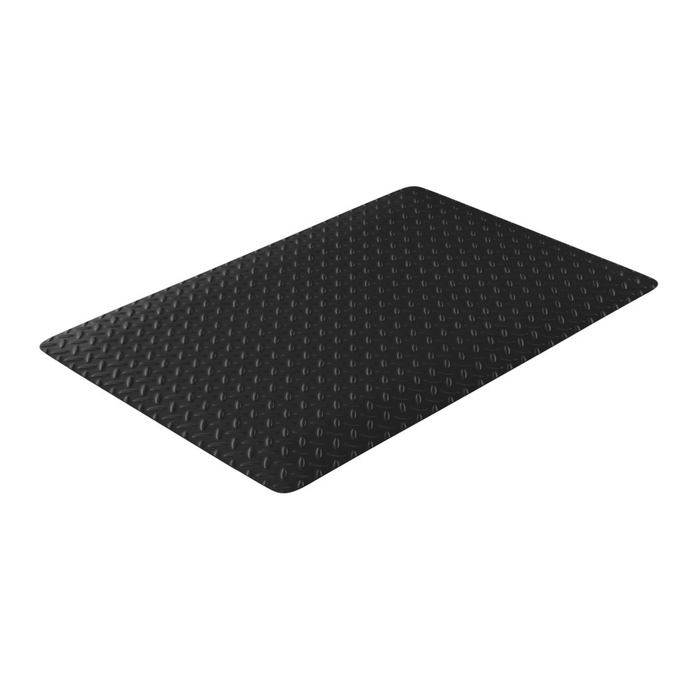 Número de imagen del producto 2: Alfombrilla antifatiga para cargas pesadas, antideslizante, metro lineal x 1.520 mm, negro