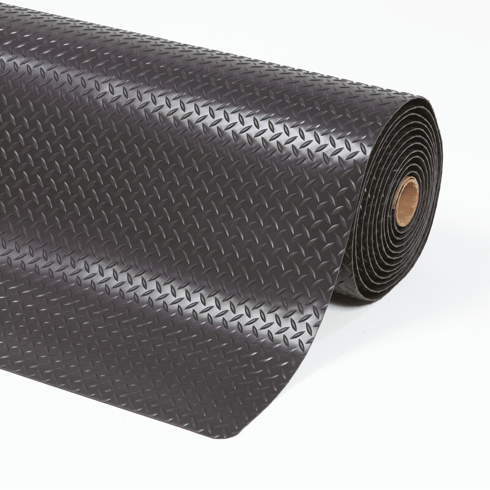 Número de imagen del producto 1: Alfombrilla antifatiga para cargas pesadas, antideslizante, metro lineal x 1.520 mm, negro