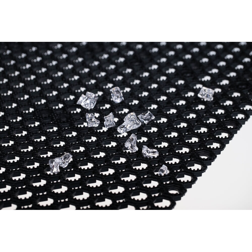 Número de imagen del producto 3: Alfombrilla antifatiga Yoga Grid Ultra, diseño en panal de abeja, An x Fo 500 x 500 mm