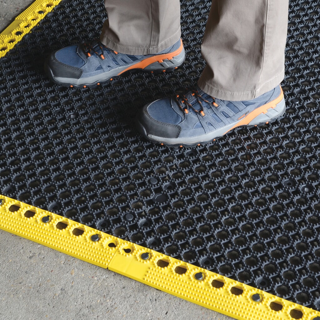 Alfombrilla antifatiga Yoga Grid Ultra, diseño en panal de abeja, An x Fo 500 x 500 mm Número de imagen del producto 7: Alfombrilla antifatiga Yoga Grid Ultra, diseño en panal de abeja, An x Fo 500 x 500 mm