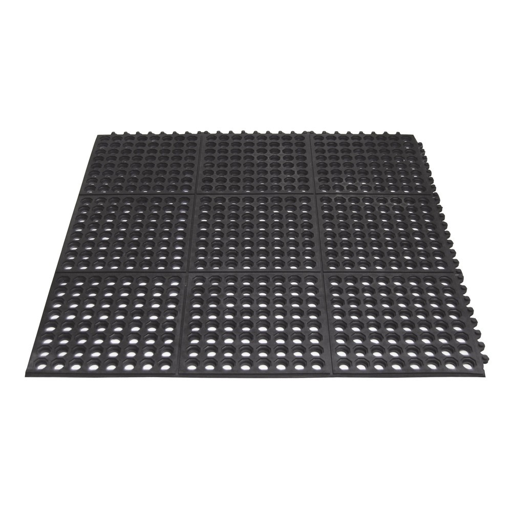 Imagen del producto: Alfombrilla antifatiga Yoga Octa Basic, diseño en panal de abeja, An x Fo 900 x 900 mm