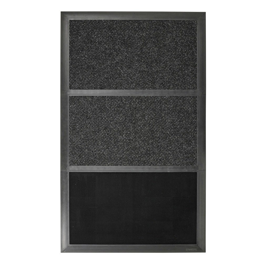 Número de imagen del producto 3: Esterilla antisuciedad NoTrax Sani-Master™, desinfectante, A x F 914 x 1.525 mm, antracita/negro