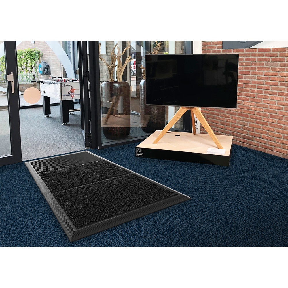 Número de imagen del producto 4: Esterilla antisuciedad NoTrax Sani-Master™, desinfectante, A x F 914 x 1.525 mm, antracita/negro
