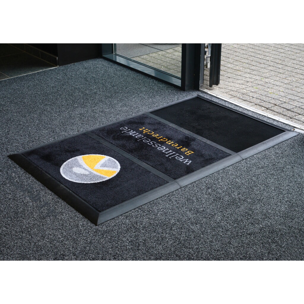 Número de imagen del producto 6: Alfombra de paso NoTrax Sani-Master™, desinfectante, 914 x 1.525 mm (ancho x largo), antracita/negra