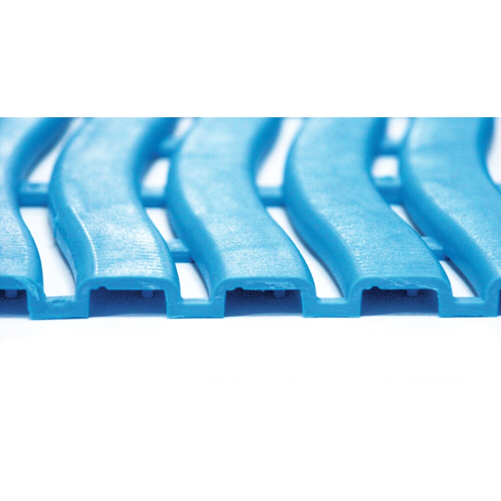 Número de imagen del producto 5: Esterilla de malla suave para yoga, PE, corte por metro, ancho An x F 600 x 1.000 mm, color azul