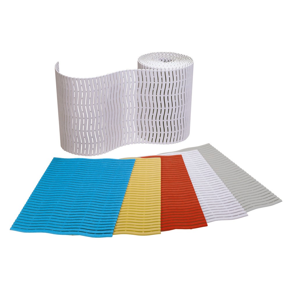 Número de imagen del producto 2: Alfombrilla de rejilla Yoga Soft Step, PE, corte por por metro, ancho x 600 x 1.000 mm, gris