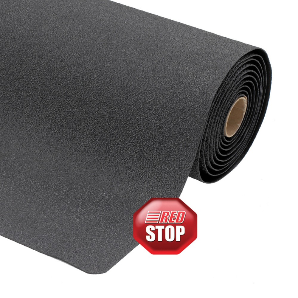 Imagen del producto: Esterilla antifatiga, superficie de goma, reverso de vinilo, An x F 610 x 910 mm
