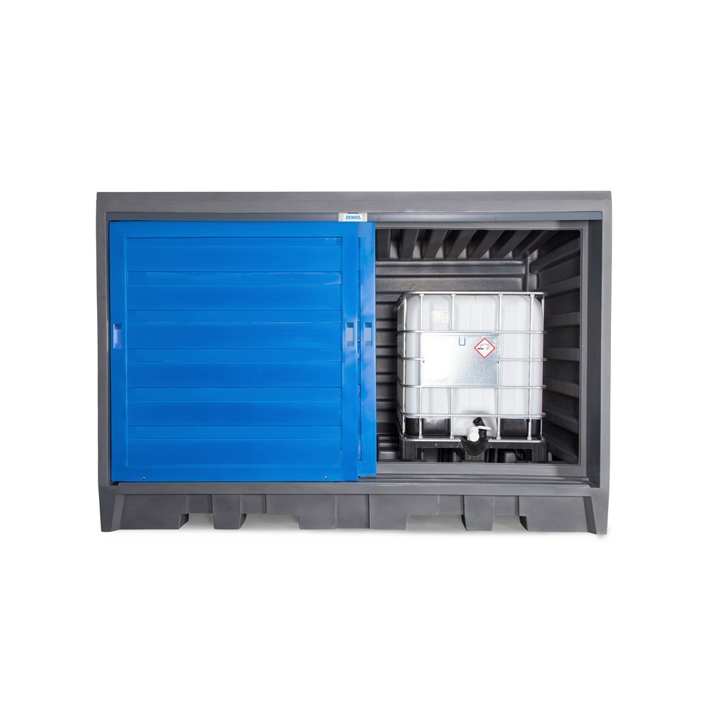 Número de imagen del producto 7: Almacén de PE para barriles, Al x An x F: 2.170 x 3.200 x 1.740 mm, 2x IBC o 8x 200 l