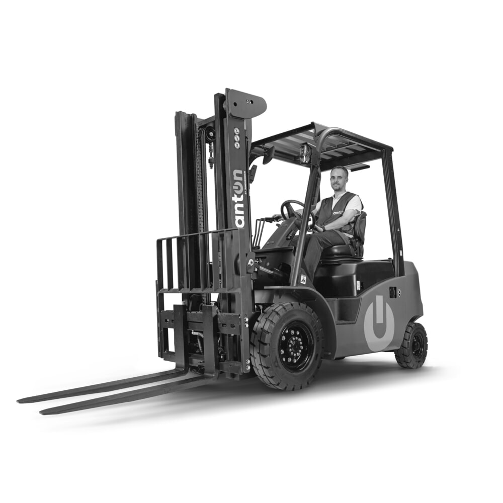 Número de imagen del producto 1: Apilador eléctrico AntOn de Jungheinrich CBH 3.0 con mástil de elevación telescópico doble, altura de elevación 3.300 mm, capacidad de carga 3.000 kg, incluye cargador externo 80 V, 60 A, CEE, 5 pines