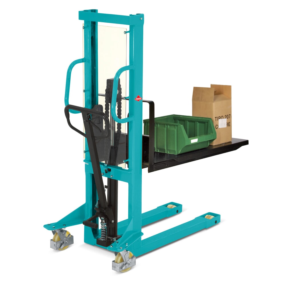 Número de imagen del producto 2: Apilador hidráulico Ameise® PSM 1.0 mástil simple, altura de elevación 1.000 mm, capacidad de carga 1.000 kg