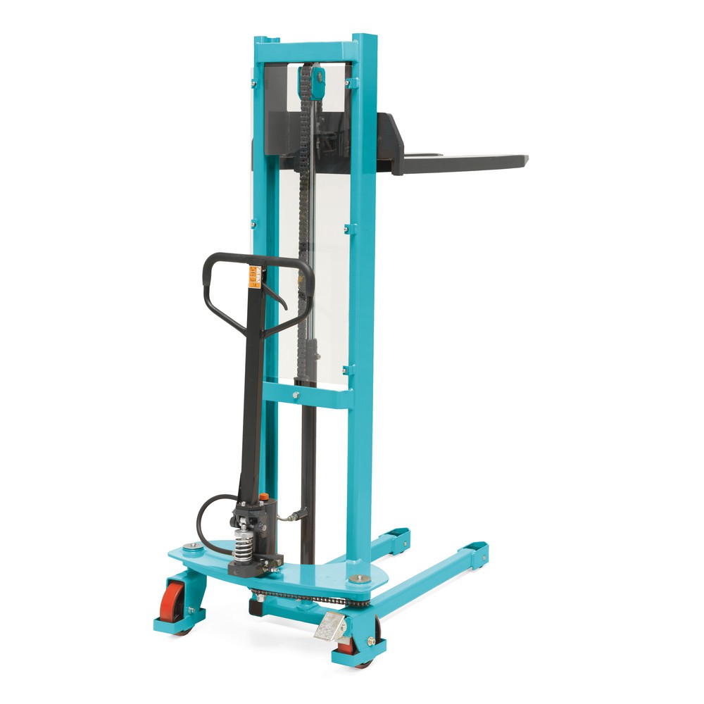 Número de imagen del producto 3: Apilador hidráulico Ameise® PSM 1.0 elevación rápida, mástil simple, altura de elevación 1.600 mm, capacidad de carga 1.000 kg