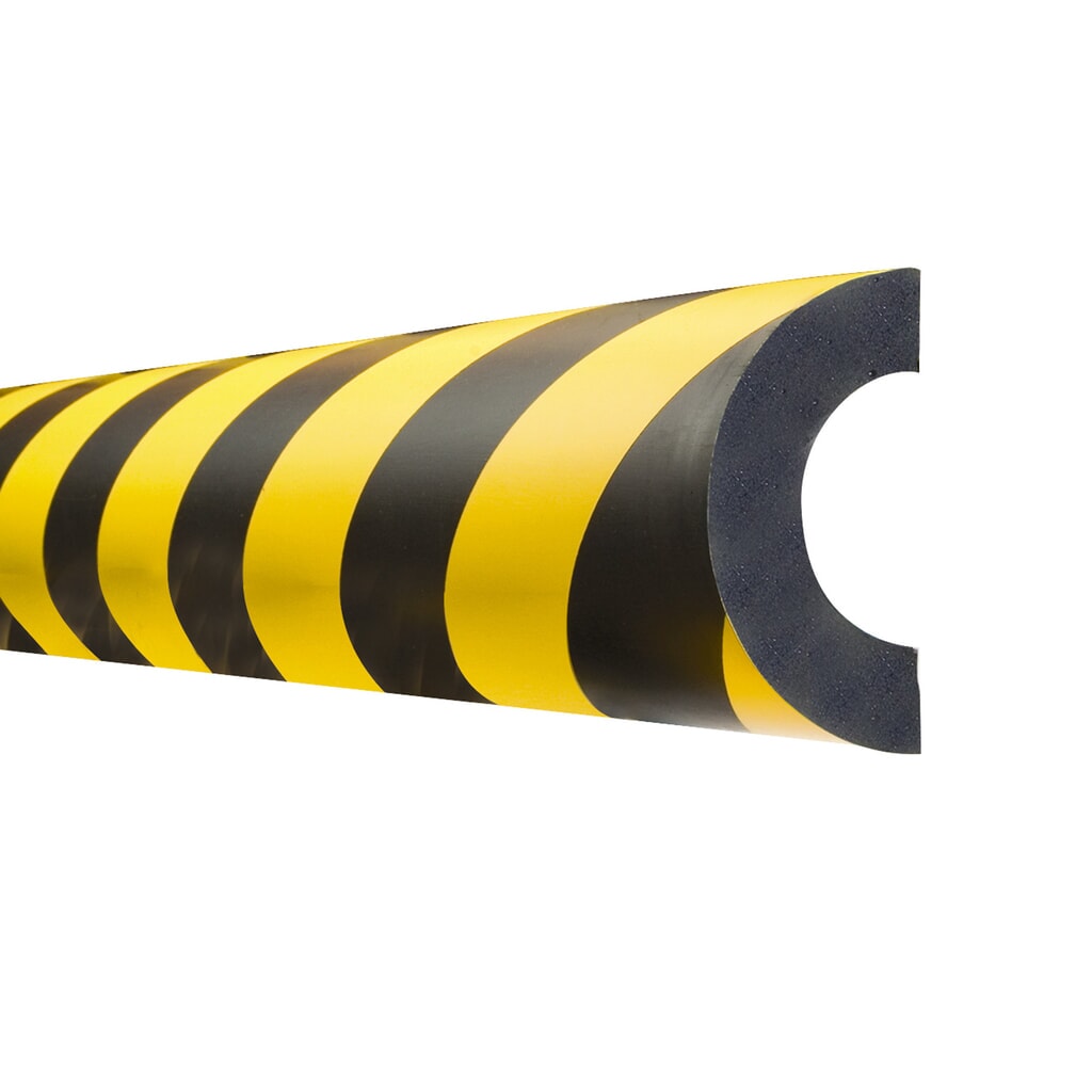 Parachoques MORAVIA para tuberías, semicircular, magnética, Ø interior 60 mm, longitud 1 m Imagen del producto: Parachoques MORAVIA para tuberías, semicircular, magnética, Ø interior 60 mm, longitud 1 m