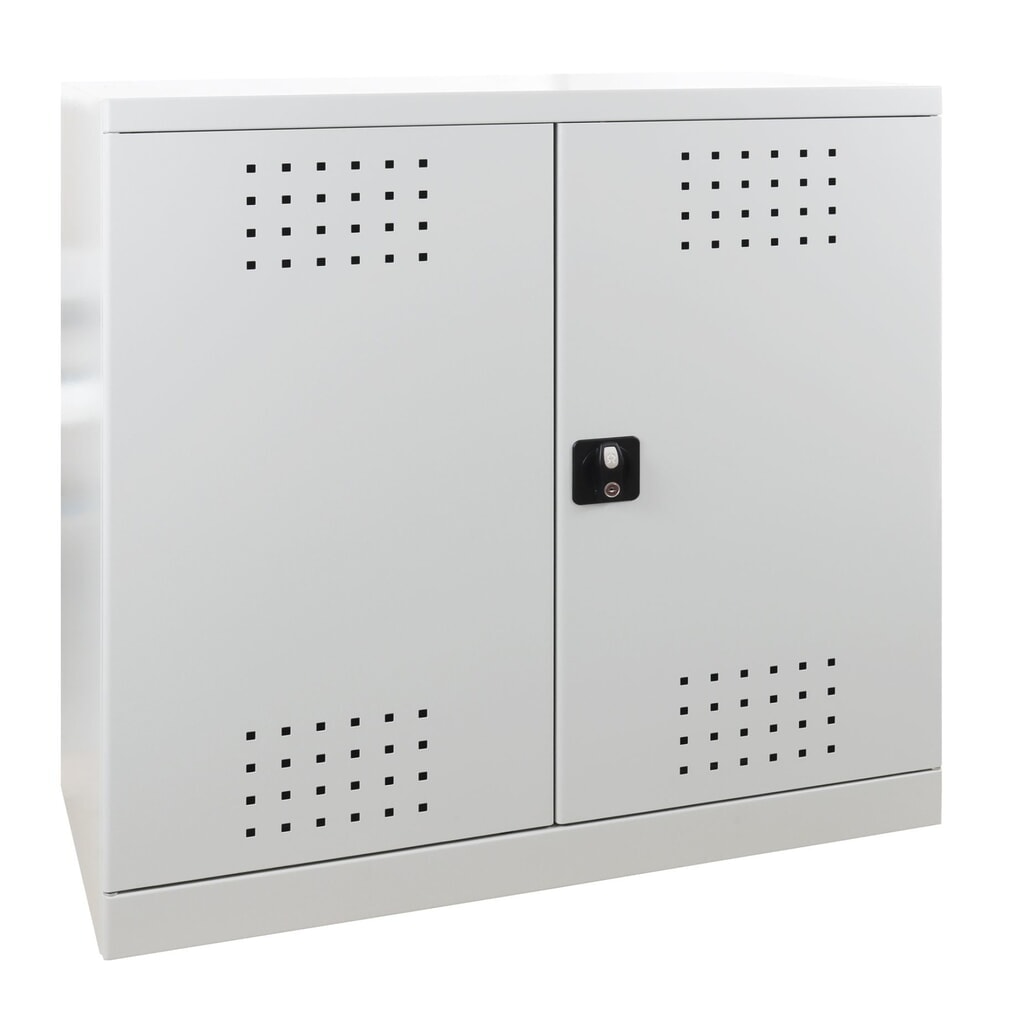 Imagen del producto: Armario para productos fitosanitarios y químicos HEMMDAL con 2 cubas de contención, HxAxF 1.000 x 1.000 x 500 mm