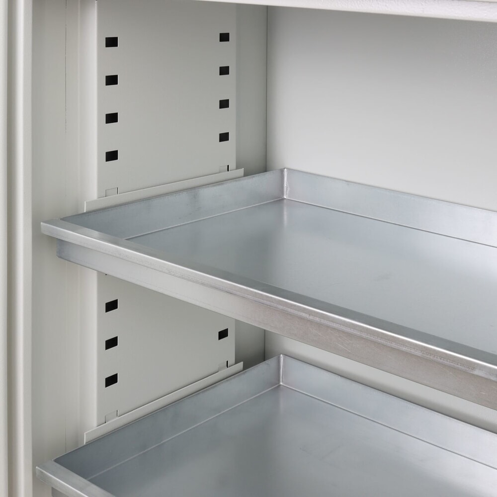 Número de imagen del producto 6: Armario BASIC para protección del medio ambiente y para productos químicos, HxAxF 1.000 x 1.000 x 500 mm, 2 cubas de contención