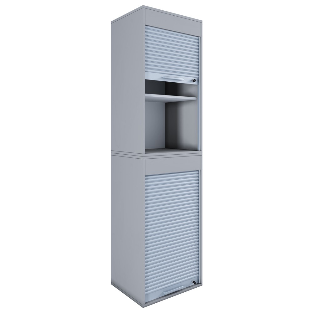 Número de imagen del producto 1: Armario de oficina Aktos XL, gris