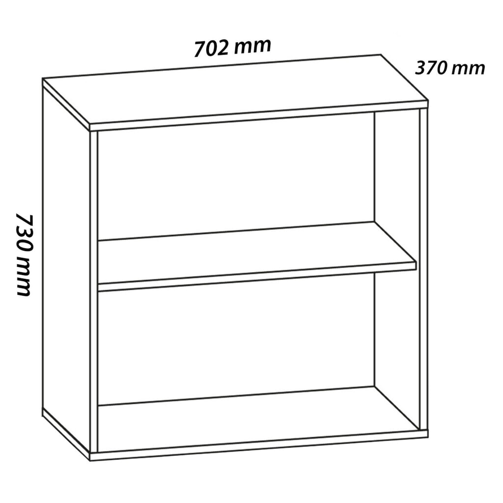 Armario de oficina VCM Lona L con puertas batientes, gris Número de imagen del producto 2: Armario de oficina VCM Lona L con puertas batientes, gris