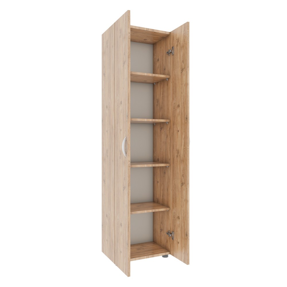 Número de imagen del producto 4: Armario de oficina Ulas-XL de 5 compartimentos, roble miel