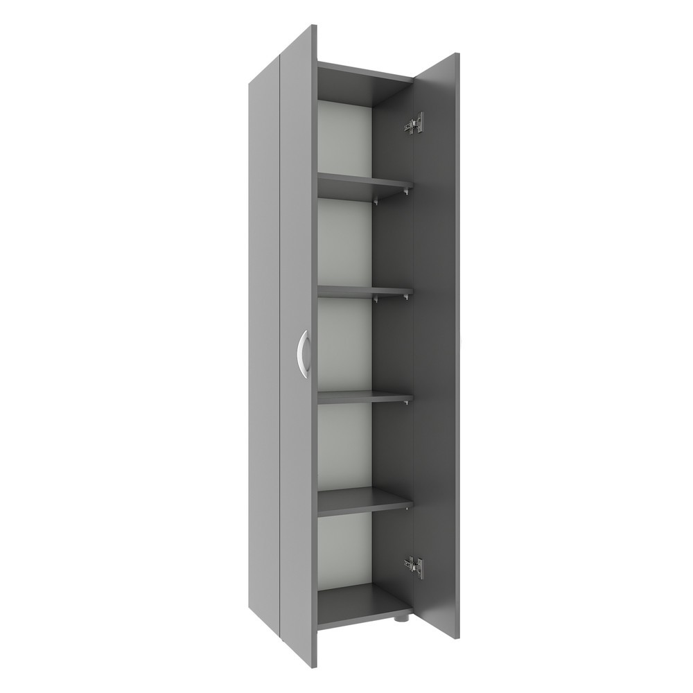 Número de imagen del producto 5: Armario de oficina Ulas-XL de 5 compartimentos, antracita
