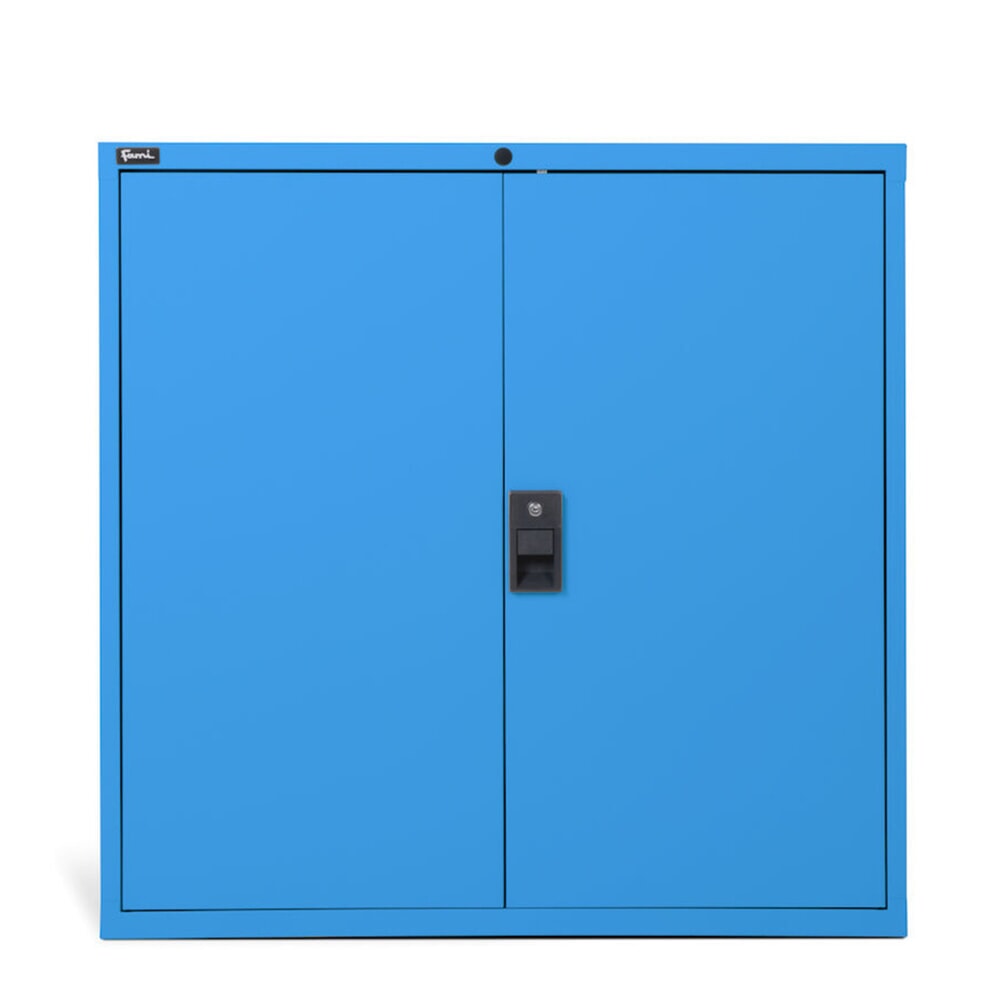Número de imagen del producto 4: Armario Fami MASTER con puertas batientes, 1.000 x 1.020 x 726 mm (alto x ancho x fondo), azul claro